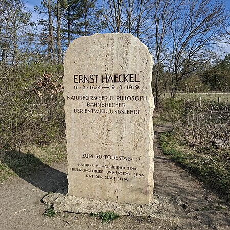 Могила Геккеля в Йене