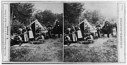 Прусские маркитантки в Нюббеле во время Австро-прусско-датской войны, 1864