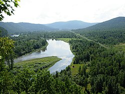 Река Инзер около деревни Габдюково, железнодорожная станция «71-й километр»