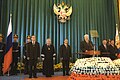 Марат Баглай принимает присягу на первой инаугурации Владимира Путина, 2000