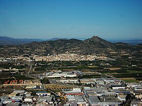 La Llosa de Ranes des del castell de Xàtiva.JPG