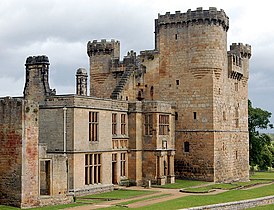 South frontage of Belsay Castle - geograph.org.uk - 1383674.jpg