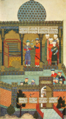 Shahnameh of chah Abas I - Coronation of Louhrasp by Kei Khisrow