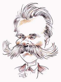 Caricature Nietzsche 2007.svg