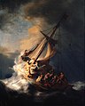 Христос во время шторма в море Галилейском