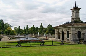 London - Hyde Park - Kensington Gardens - View South on Italian Gardens 1861 I.jpg