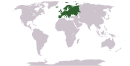 Европа на карте мира