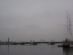 Дворцовый мост. Панорама