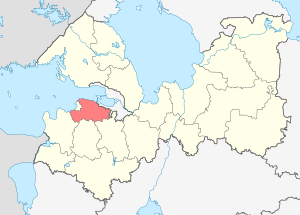 Ломоносовский район (Ленинградская область) на карте